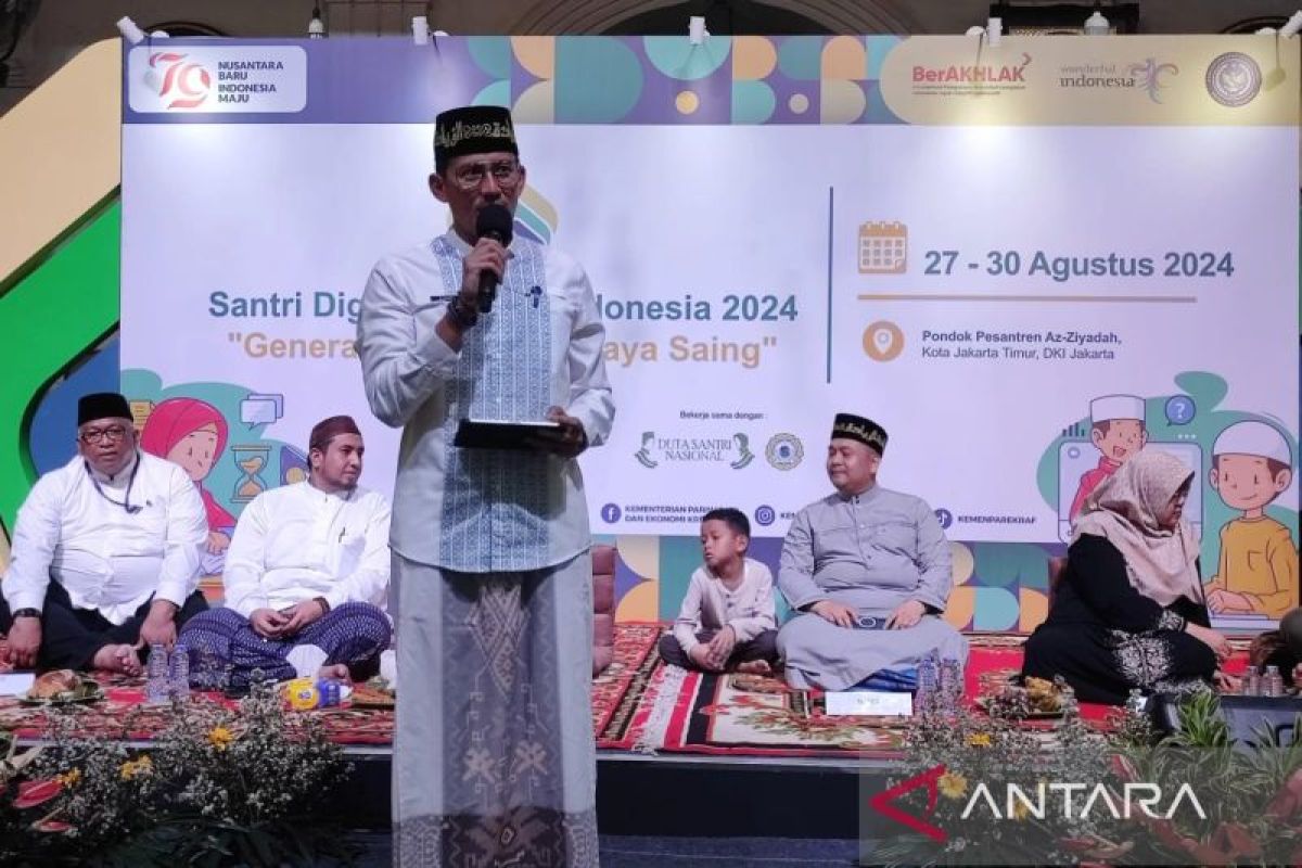 Ciptakan lapangan kerja, Sandiaga ingin cetak santri digitalpreneur