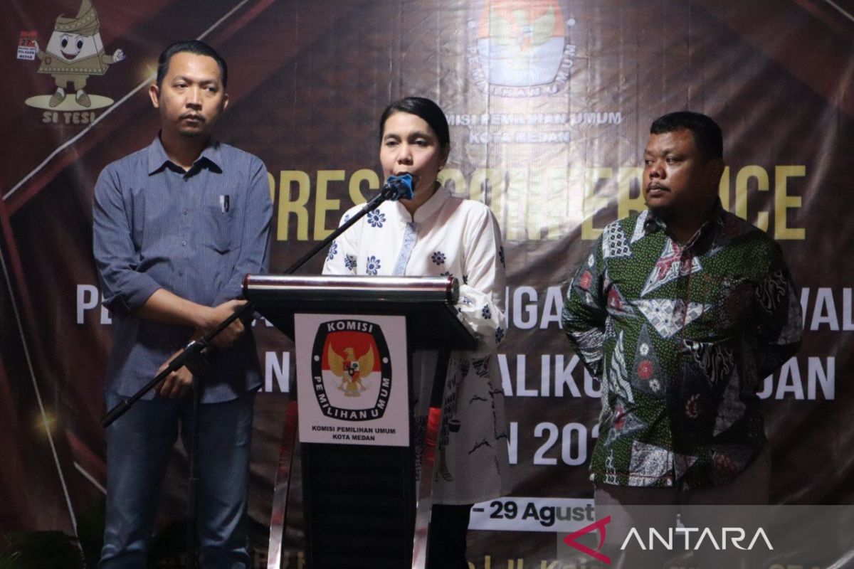 KPU Medan: Tiga pasangan calon selesai jalani pemeriksaan kesehatan