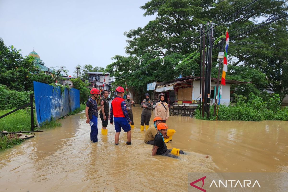 Sejumlah wilayah di Kota Balikpapan terendam banjir