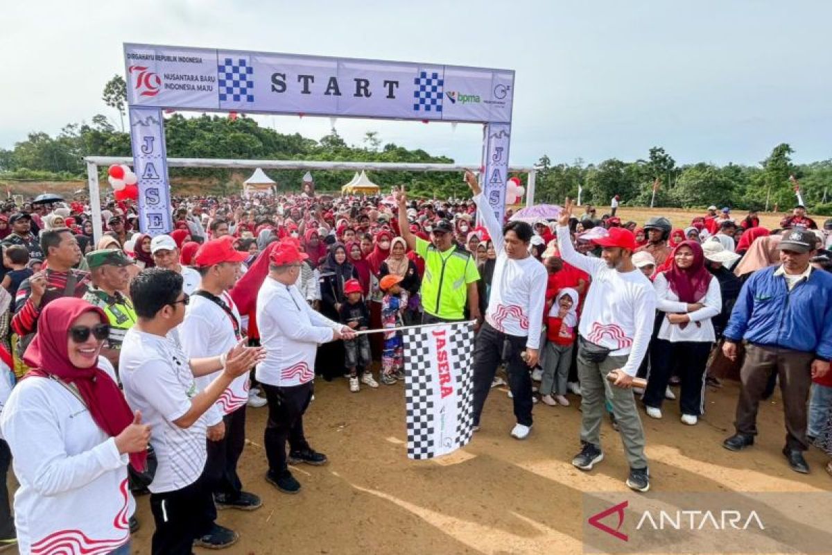 Ribuan warga pedalaman meriahkan jalan santai HUT RI di Aceh Timur