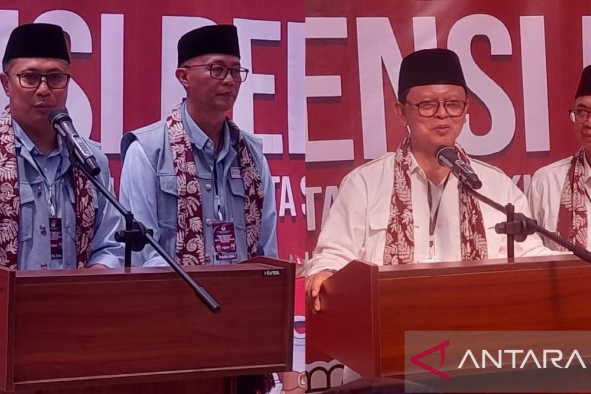 Dua mantan Wali Kota Sukabumi daftar ke KPU untuk maju Pilkada 2024