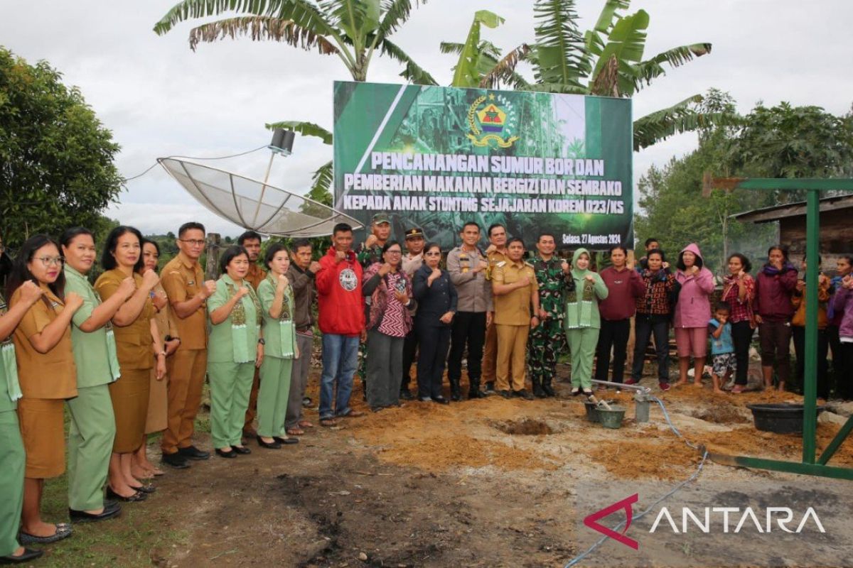 Pj Bupati Taput apresiasi TNI siapkan ketersediaan  air bersih ke masyarakat