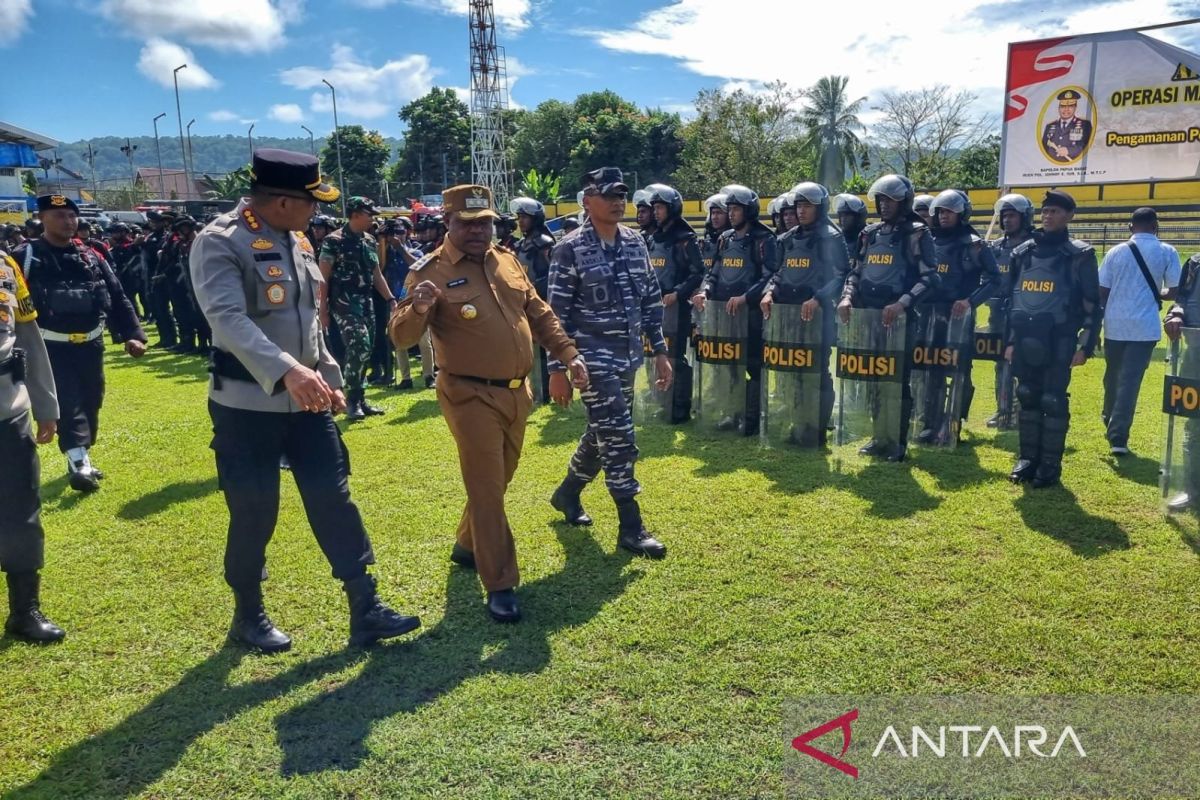 1.464 aparat gabungan amankan Pilkada di Manokwari