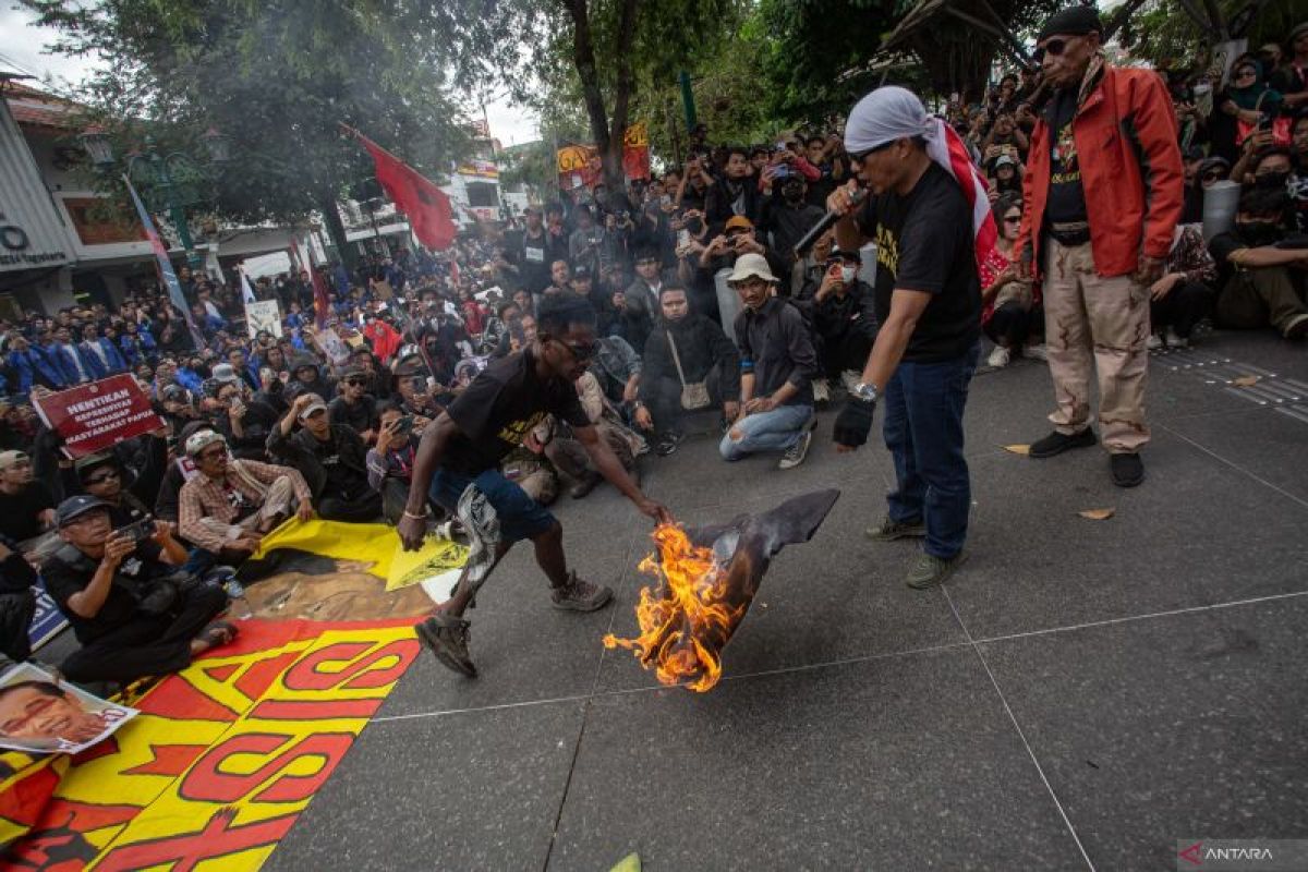 Cek fakta, video aksi demontrasi terhadap Jokowi di Malioboro pada 23 September 2024