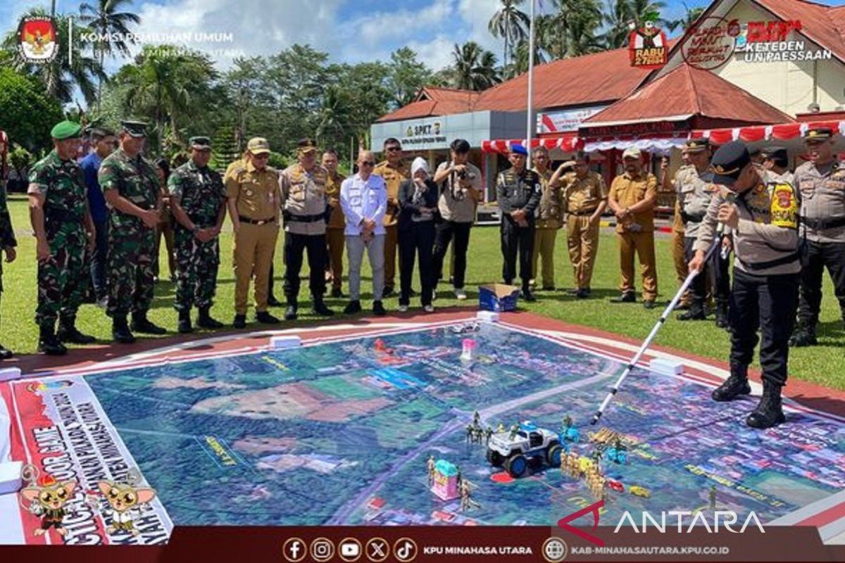 KPU apresiasi TNI dan Polri amankan tahapan Pilkada Minut