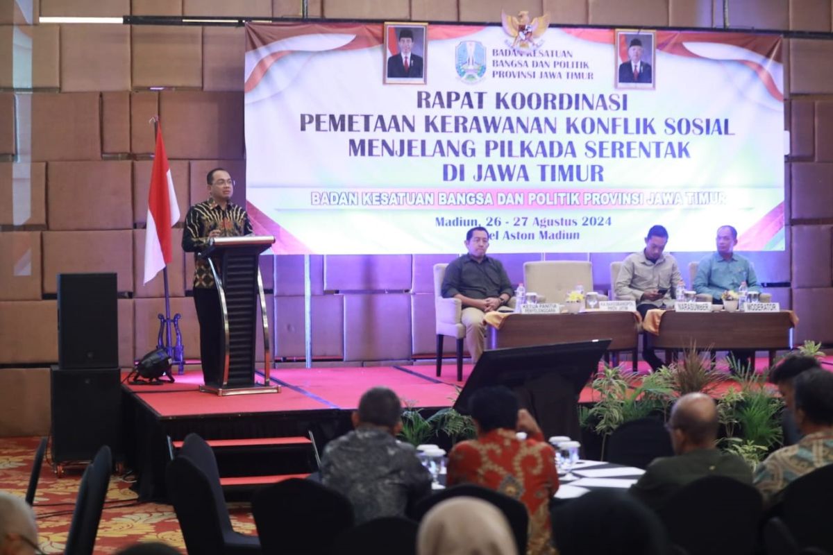 Bakesbangpol Provinsi Jatim petakan kerawanan konflik Pilkada 2024