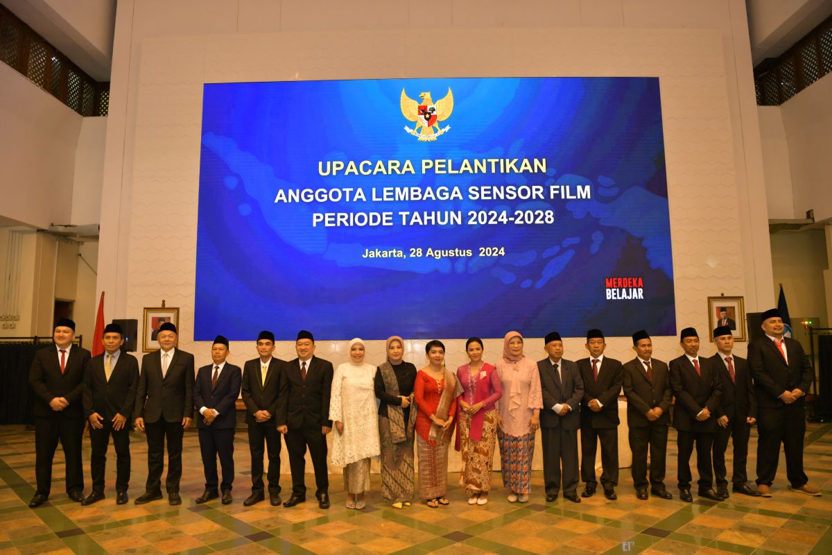 Struktur organisasi di Lembaga Sensor Film Indonesia 2024 - 2028