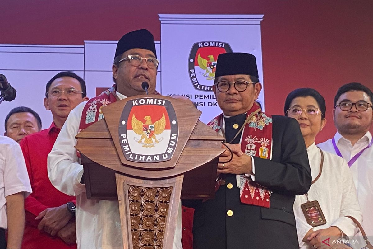 Ini pesan Megawati kepada Rano Karno saat daftar di KPU DKI