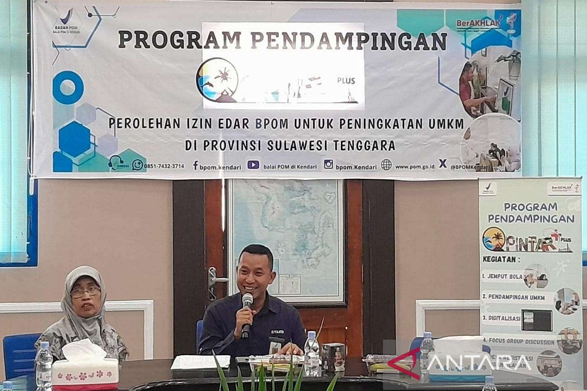 Balai POM Kendari gelar pendampingan UMKM