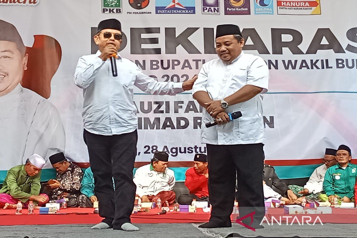 PKB-PDIP deklarasikan calon Bupati Fallas-Ridwan di Pilkada Batang