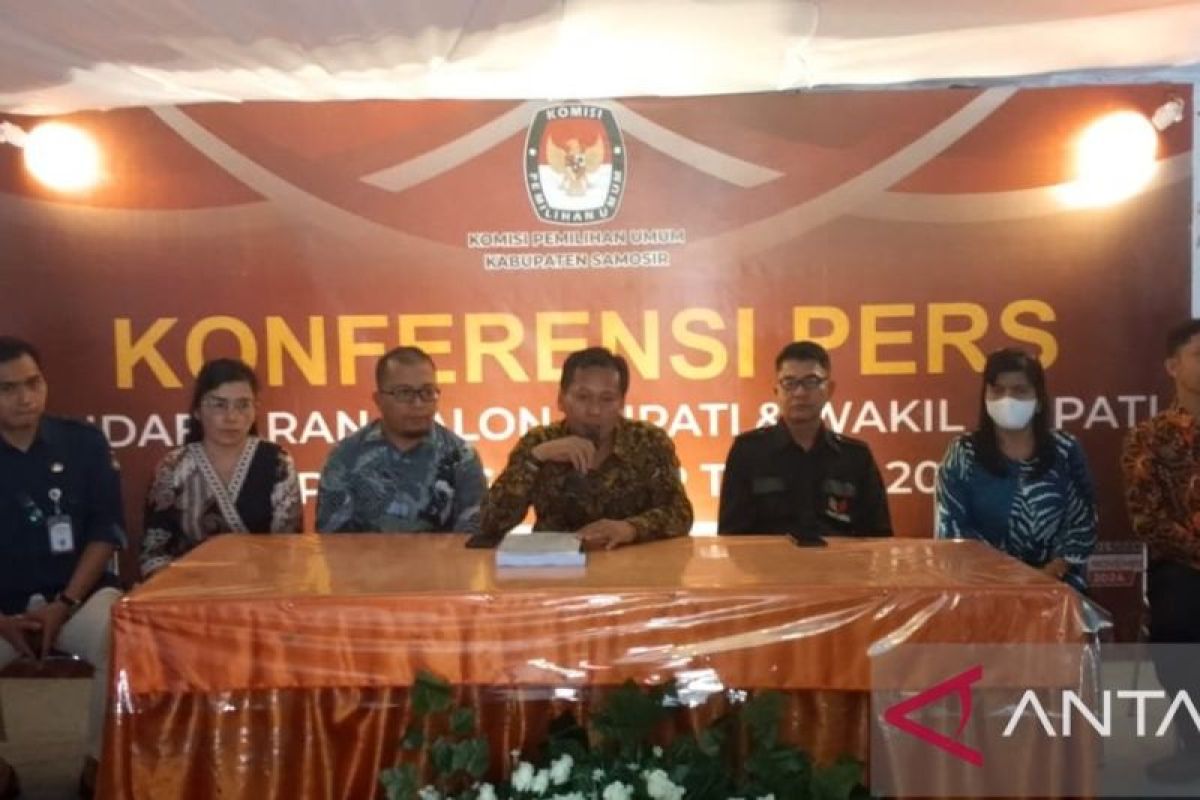 Besok, Bupati Vandiko Gultom dipastikan daftar Pilkada Samosir 2024 ke KPU