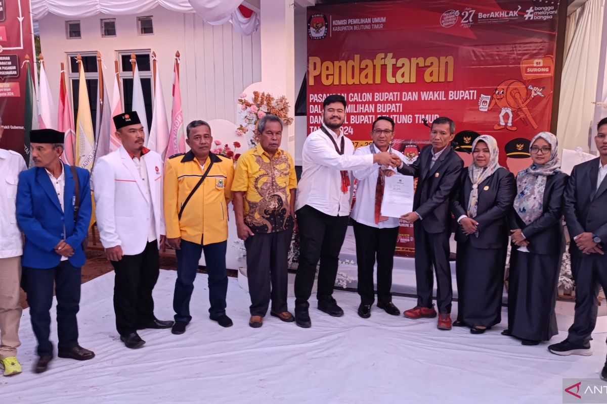 Petahana resmi daftar ke KPU Belitung Timur