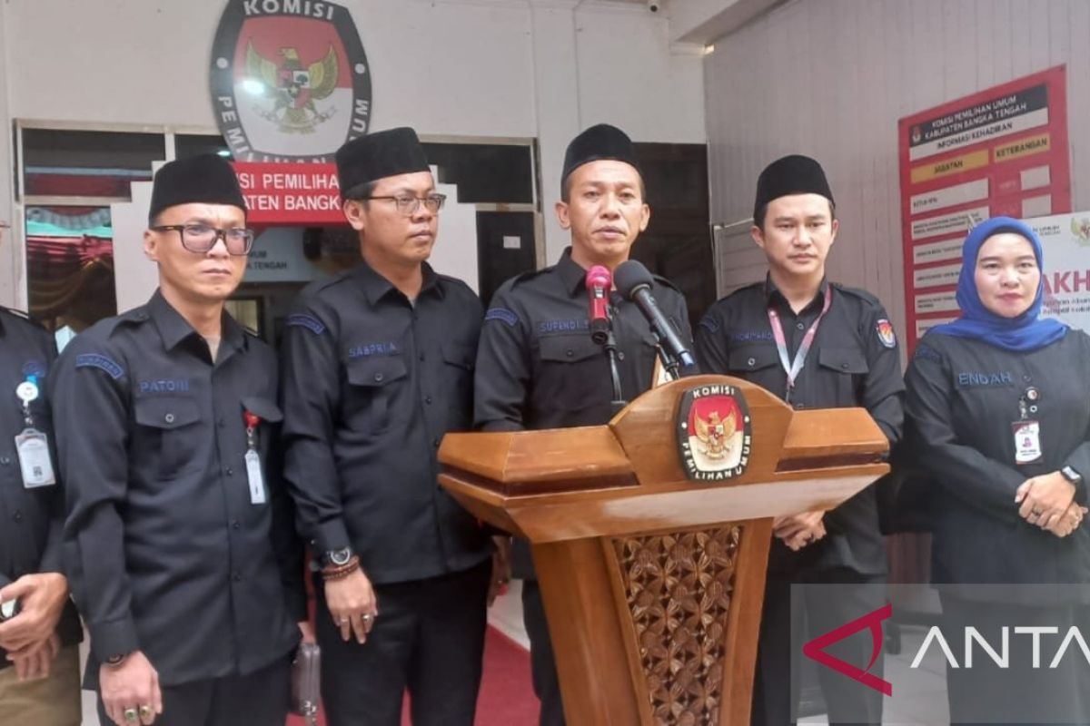 KPU Bangka Tengah terima satu berkas pendaftaran bakal calon