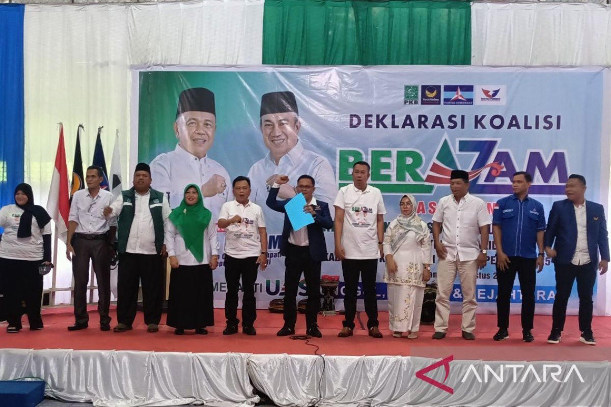 Pasangan Berazam deklarasikan diri menuju Pilkada Meranti 2024