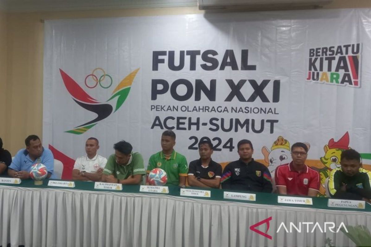 Info PON: Hari ini Jatim vs NTT laga awal futsal di Gedung Futsal Dispora Pancing