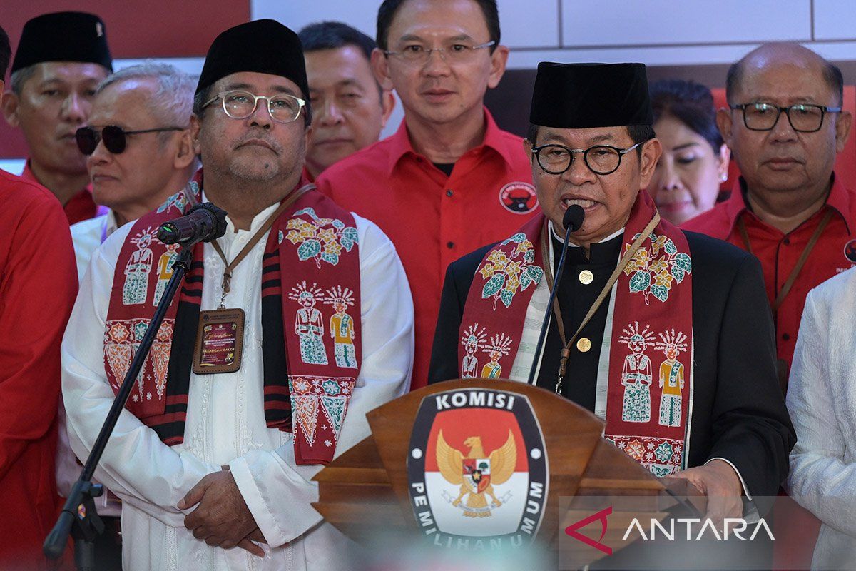 Presiden: Hak politik Pramono Anung untuk maju di Pilkada 2024