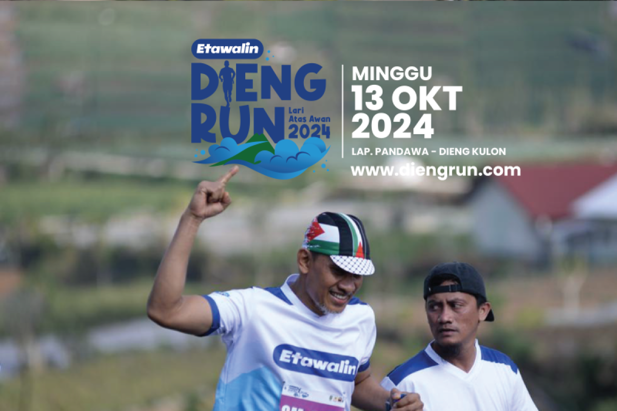 Etawalin Dieng Run 2024 digelar 13 Oktober