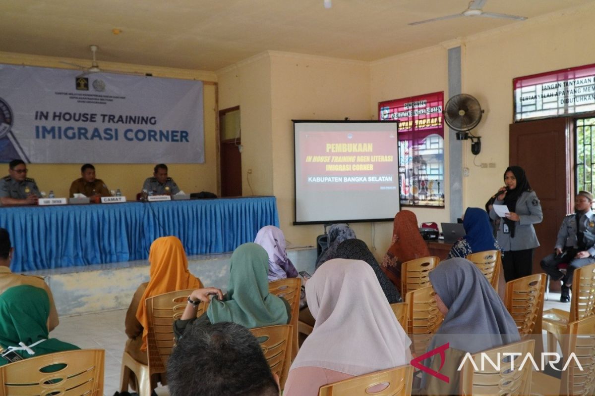 Imigrasi Pangkalpinang latih agen literasi keimigrasian se-Bangka Selatan