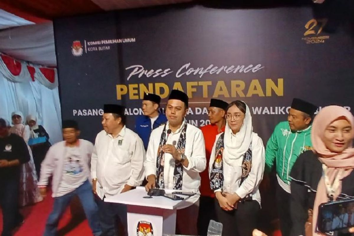 KPU Blitar terima pendaftaran dua pasangan bakal calon kepala daerah