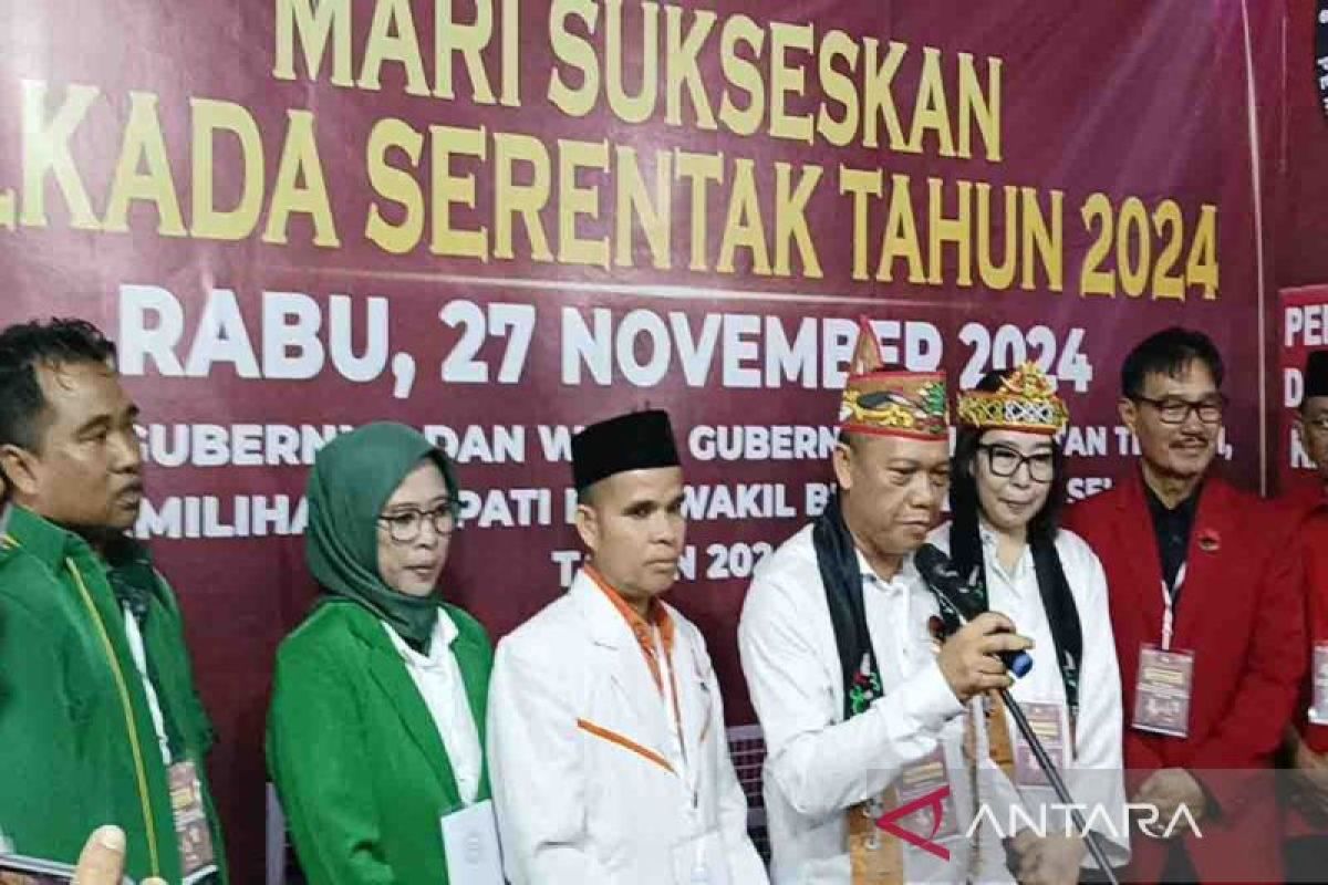 Resmi mendaftar ke KPU, Pe'i-Ina Prayawati bertekad menangkan pilkada di Barsel