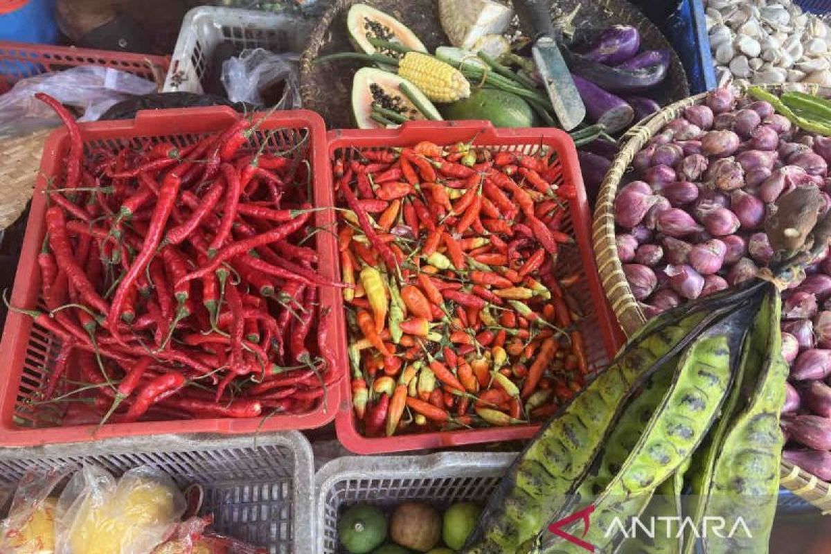 Harga pangan: Cabai keriting naik Rp8.450 jadi Rp50.000 per kg