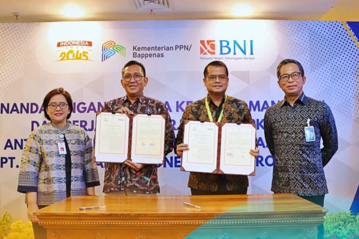 BNI bekerja sama dengan Bappenas penyediaan layanan perbankan