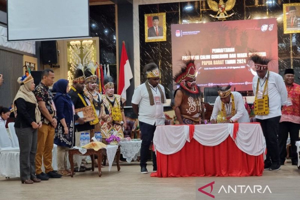 KPU Papua Barat nyatakan dokumen pasangan DOAMU penuhi syarat