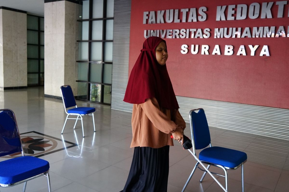 UM Surabaya buat tongkat pintar untuk disabilitas netra