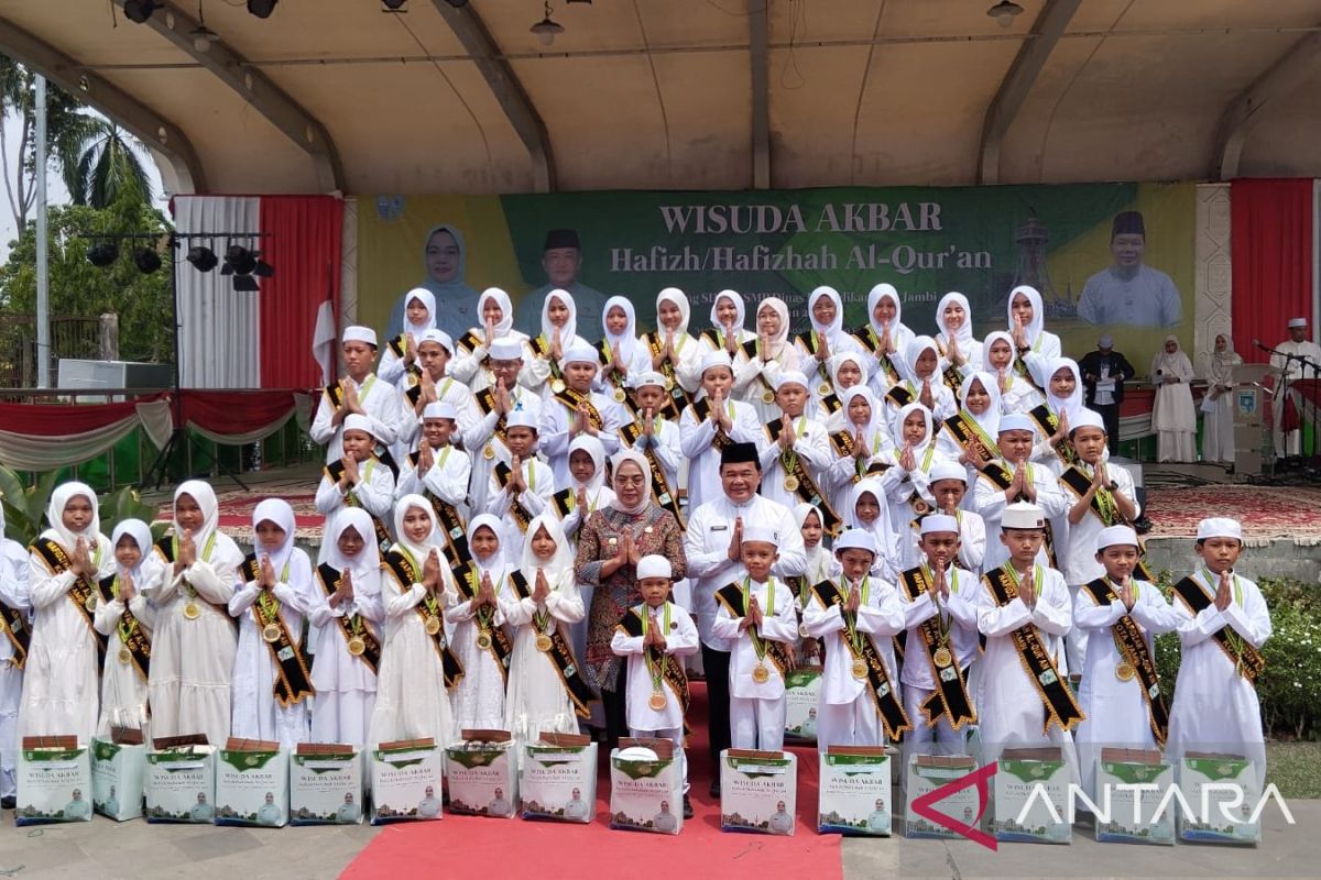 Pemkot Jambi wisuda 1.865 pelajar penghafal Alquran