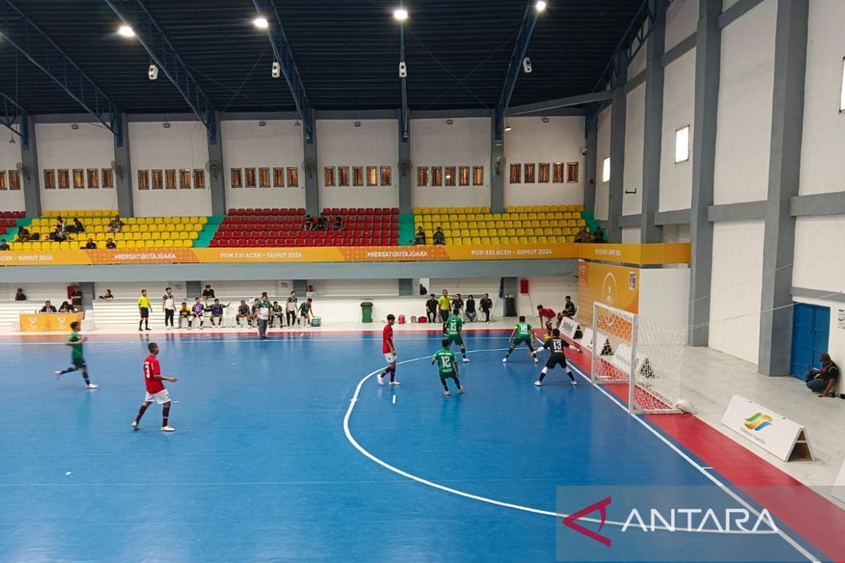 NTT bungkam Jawa Timur 6-4 dalam laga perdana futsal PON