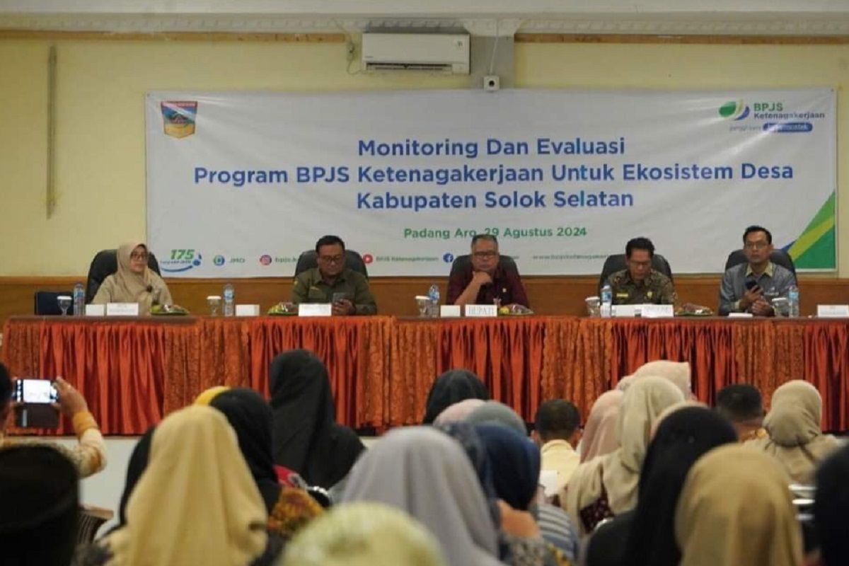 Solok Selatan upayakan seluruh perangkat Nagari Terlindungi BPJamsostek