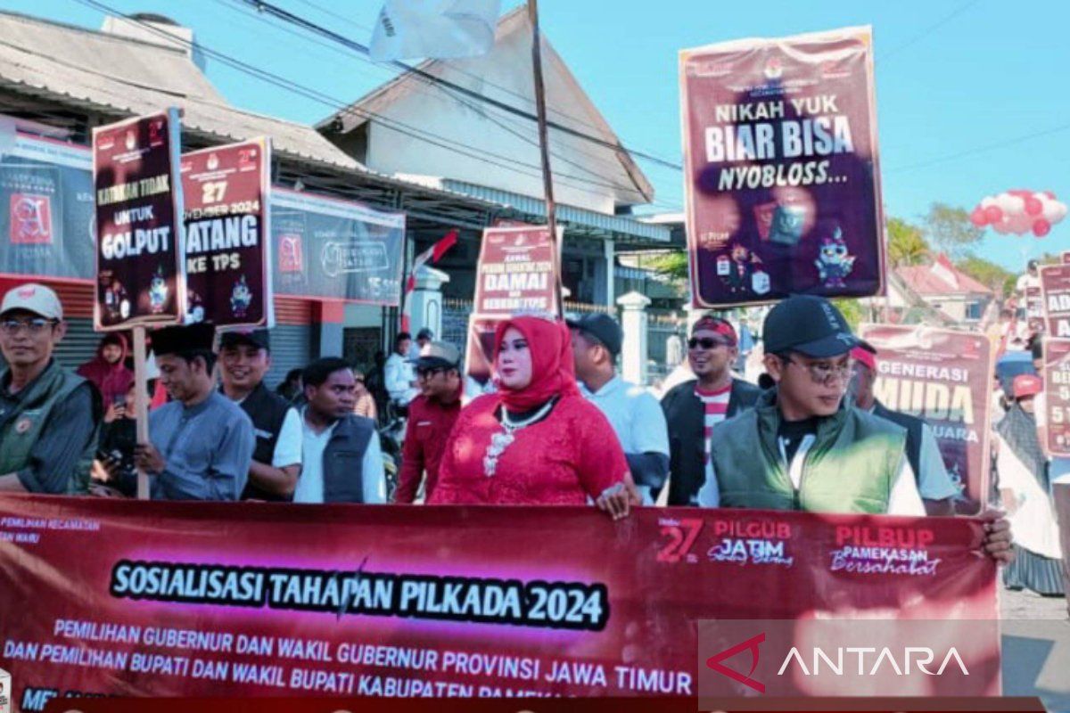 KPU Pamekasan gencarkan sosialisasi pilkada di momen kemerdekaan RI