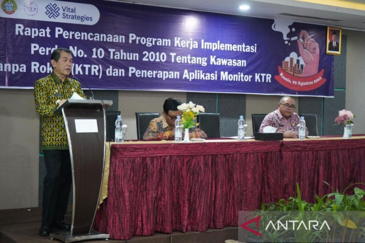 Kota Pontianak peringkat tiga nasional kepatuhan kawasan tanpa rokok