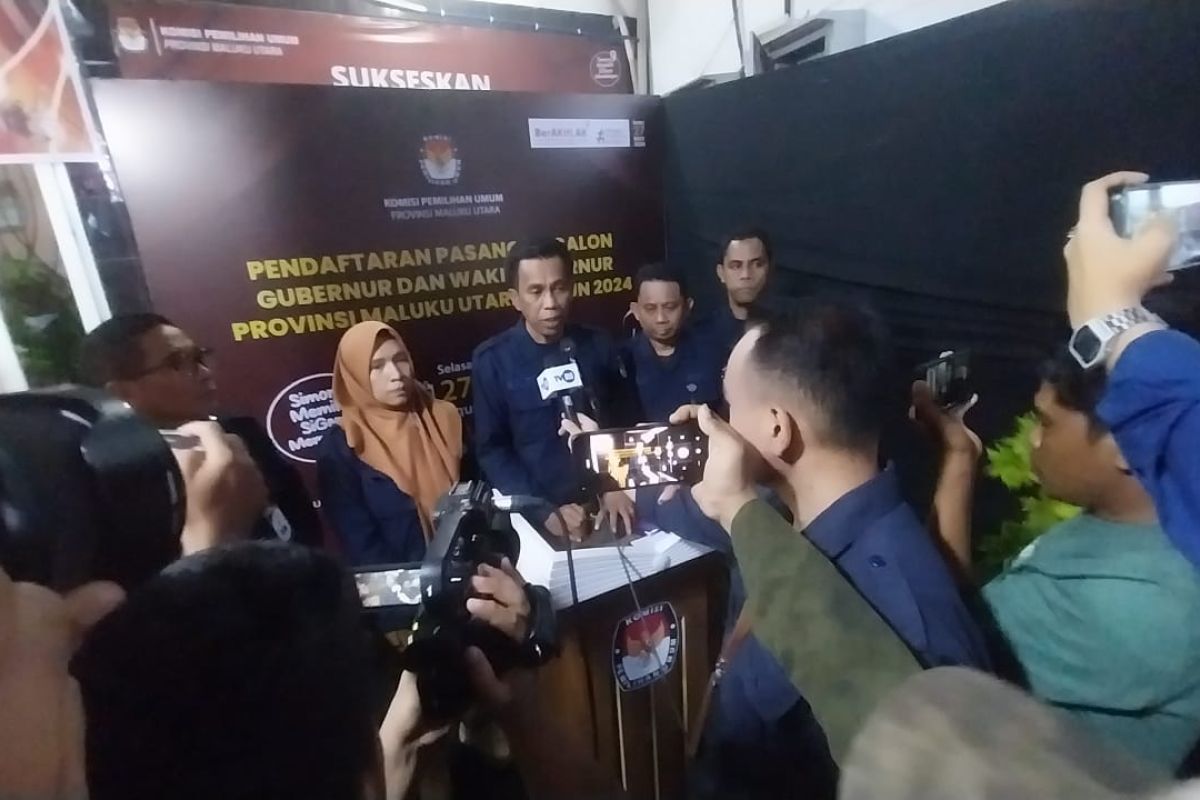 KPU: Berkas empat Bapaslon Gubernur Malut lengkap