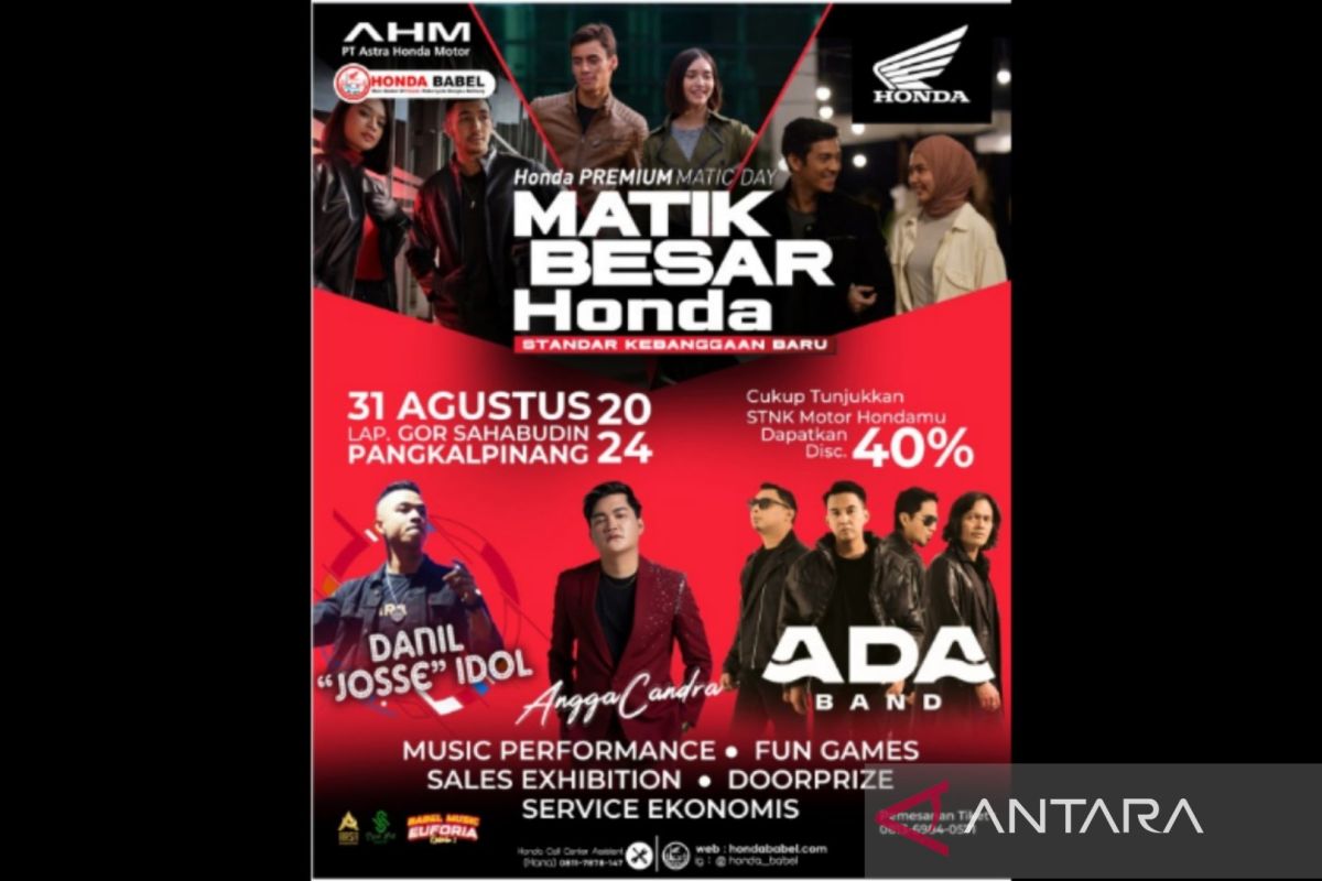 Honda Babel gelar kemeriahan Honda Premium Matic Day 