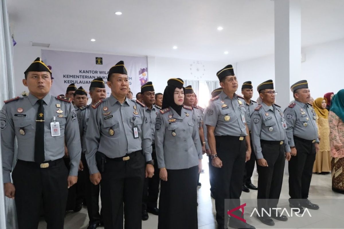 Tujuh Pejabat Pemasyarakatan di Kemenkumham Babel dirotasi