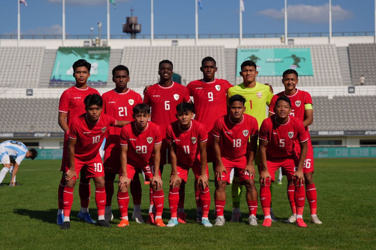 Indonesia menyerah 0-2 dari Thailand di Seoul Earth On Us Cup 2024