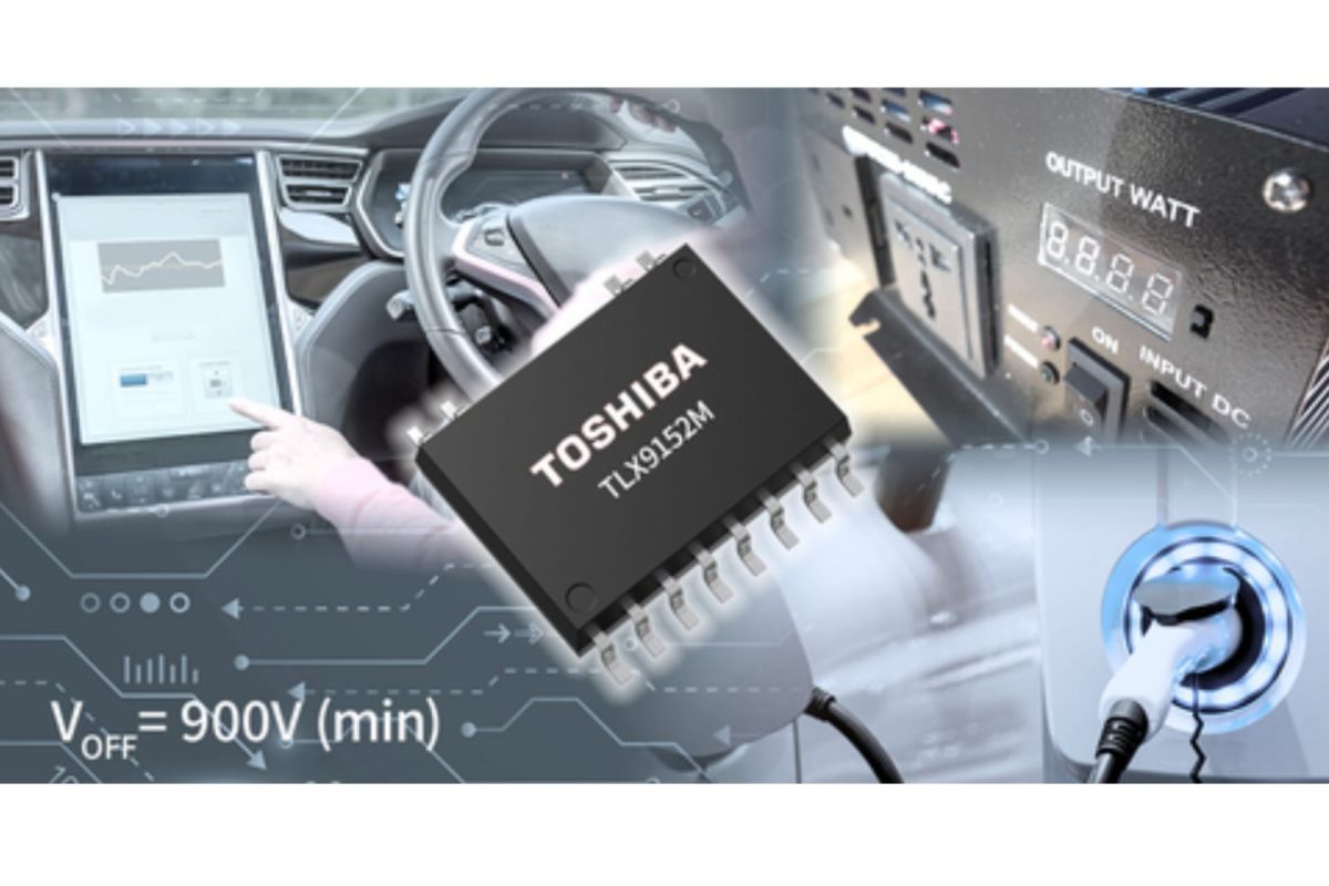 Toshiba Releases Automotive Photorelay with Output Withstand Voltage of 900V