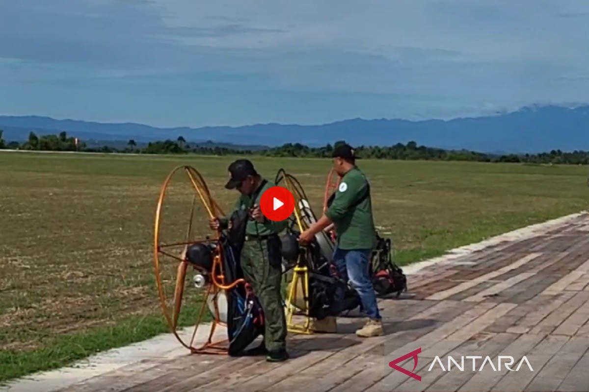 Empat atlet paramotor PON XXI mendarat darurat saat bertanding di Aceh Utara, ini sebabnya