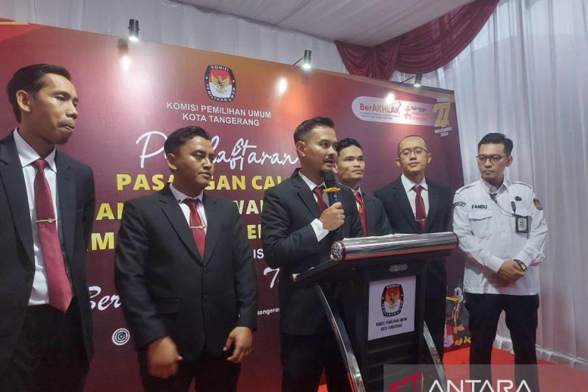 Tiga pasang peserta Pilkada Kota Tangerang jalani tes kesehatan Sabtu