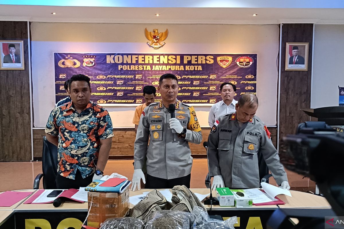 Polresta Jayapura gagalkan pengiriman ganja lewat pelabuhan