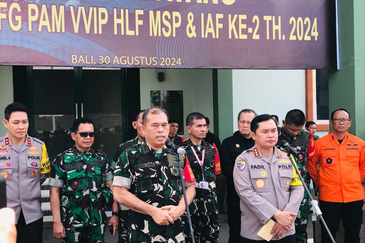 TNI-Polri siagakan 13.000 personel untuk amankan KTT IAF Ke-2 di Bali