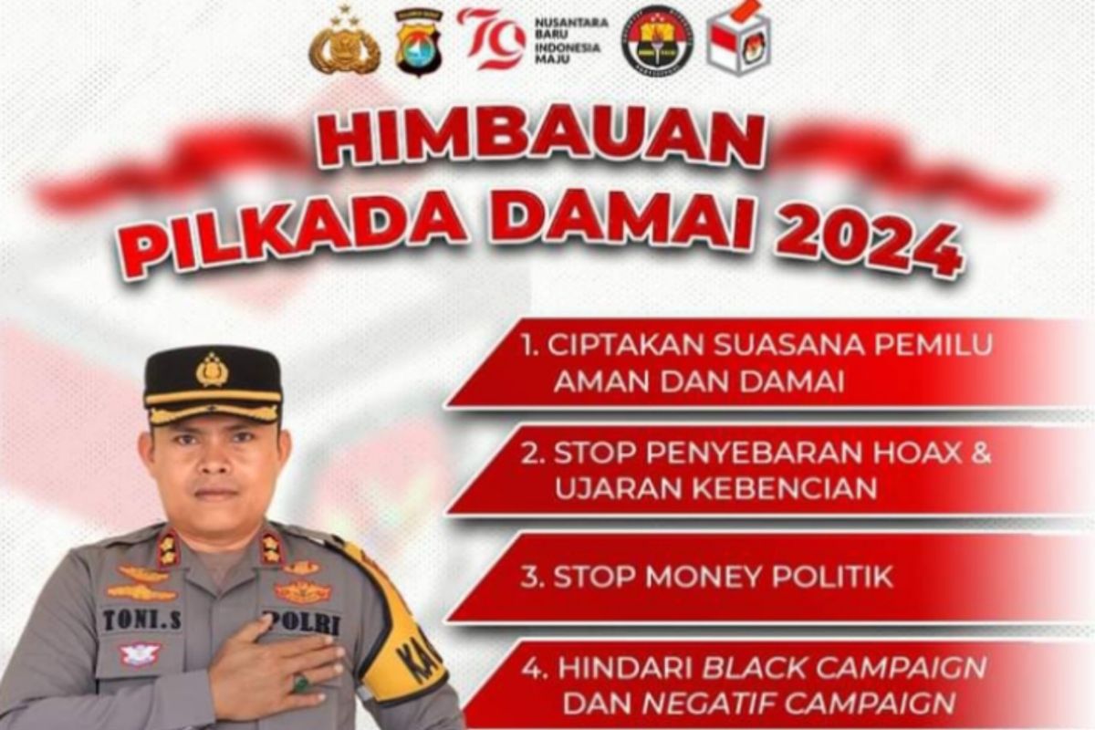 Polres Majene melakukan pencegahan isu hoaks dan ujaran kebencian