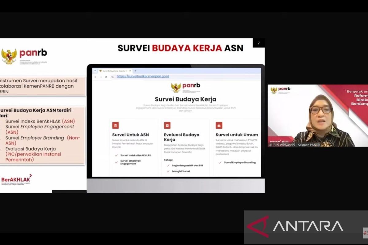 Kementerian PANRB kembali gelar Survei-Evaluasi Budaya Kerja ASN 2024