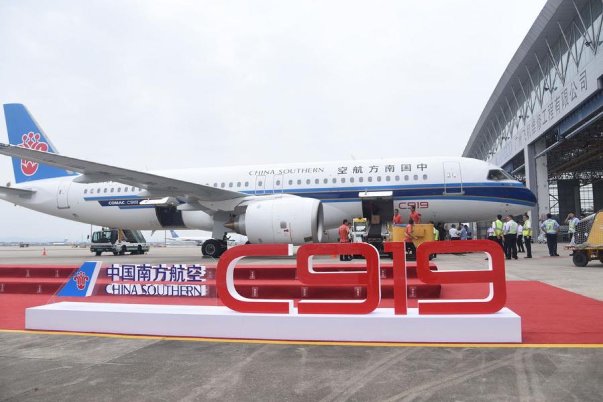 Pesawat C919 China Southern beroperasi komersial pertengahan September