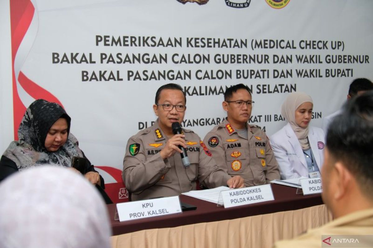 18 specialist doctors to health check regional head candidates in South Kalimantan