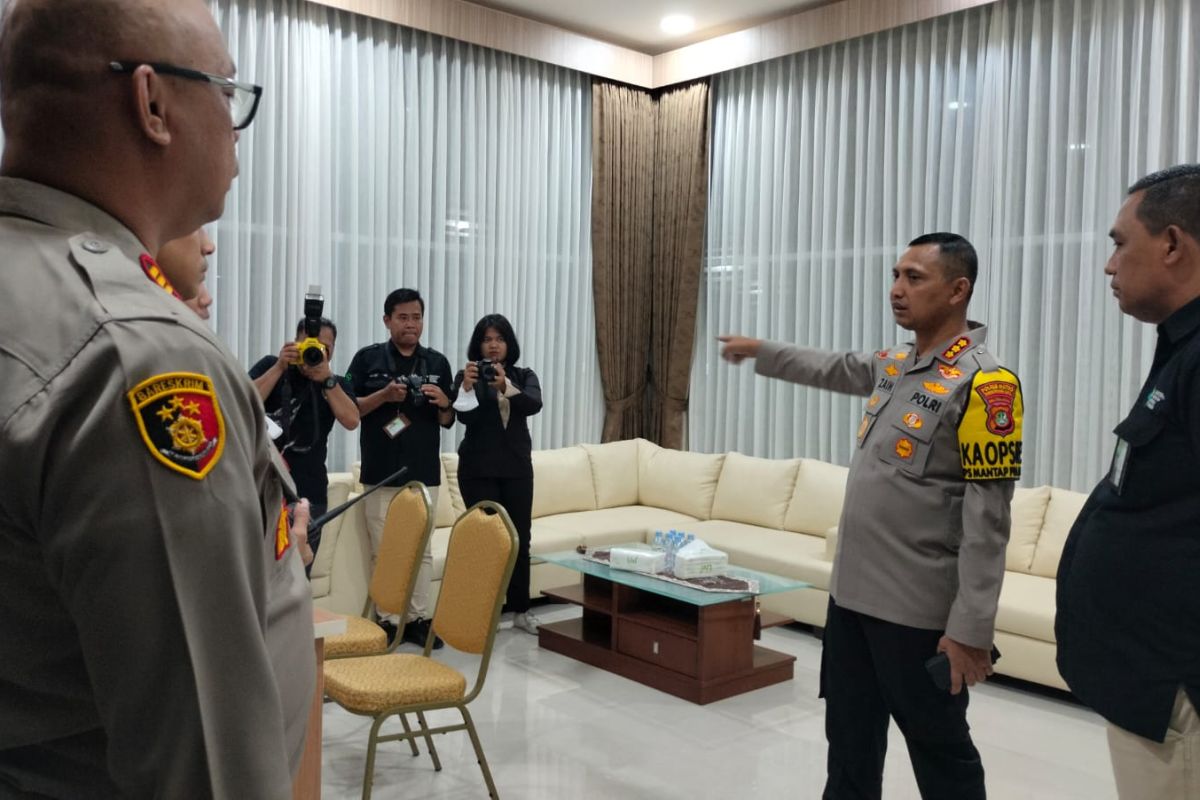 Kapolres pastikan keamanan RSUP Sitanala lokasi tes kesehatan