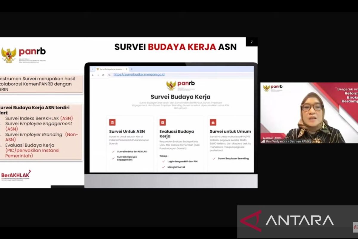 Kementerian PANRB  gelar Survei-Evaluasi Budaya Kerja ASN 2024