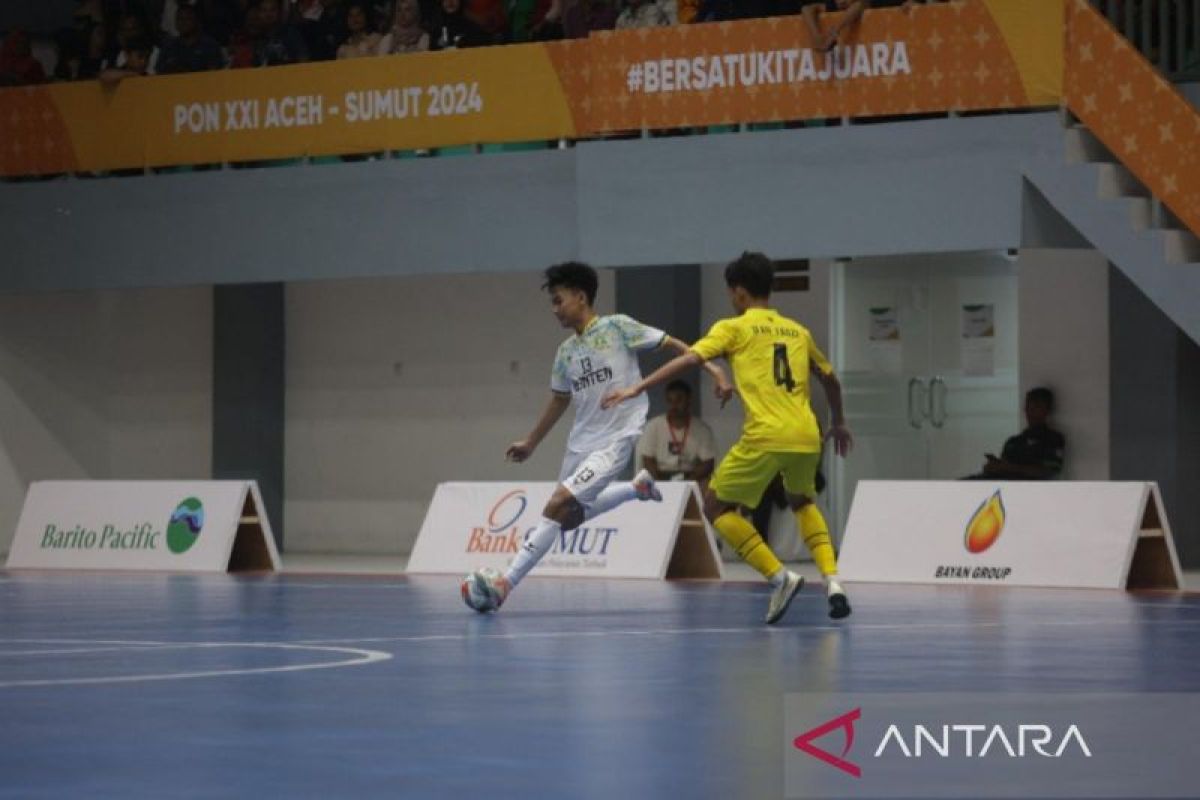 PON 2024, Tim futsal Banten kalahkan Lampung 2-1