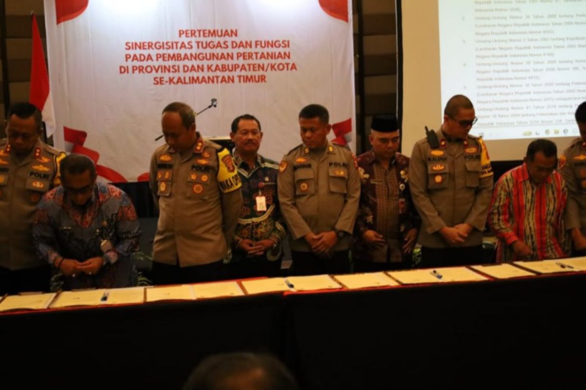 Pemkab Kukar dan Polres  bersinergi kembangkan pertanian